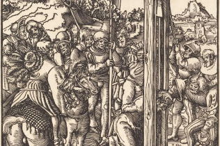 Engraving by Lucas Cranach the Elder,   From The Martyrdom of the Twelve Apostles [Holl. 53-64],  © National Gallery of Art, Washington