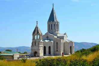 Ghazanchetsots Armenian Cathedral, Shusha  Photo by Robert Levonyan on Unsplash