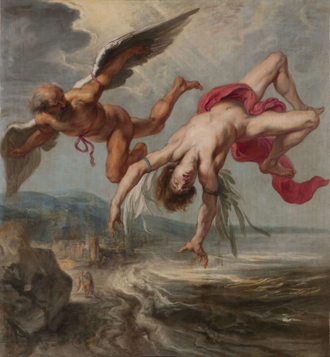 The Fall of Icarus, by Jacob Peter Gowy, 1635 © Museo del Prado, Madrid