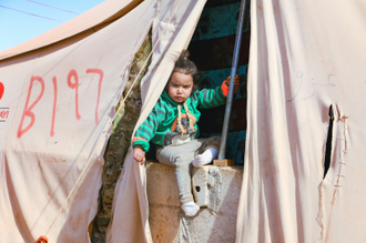 In 2025, UNHCR estimate that around 47 million forceably displaced people are children, representing about 40% of the total refugee population. Photo by Salah Darwish on Unsplash.