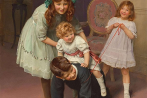 Gee-up,  by Arthur John Elsley,  1914,  © Alamy, sold Christie's London, 12 Dec 2019, lot 159, GBP 56,250