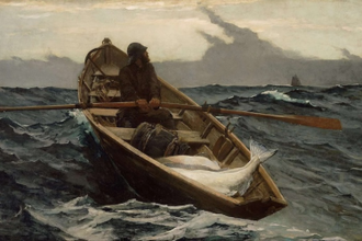 The Fog Warning,  by Winslow Homer 1885  Oil on canvas  © Museum of Fine Arts, Boston