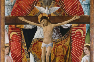 The Trinity, by Laurent Girardin,  1460, oil on panel  © Cleveland Museum of Art