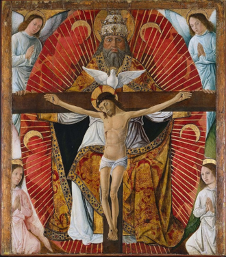 The Trinity, by Laurent Girardin, 1460, oil on panel © Cleveland Museum of Art