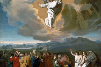 Jesus ascending to Heaven, John Singleton Copley © Museum of Fine Arts Boston