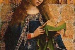 Our Lady (detail from the Ghent Altarpiece /Adoration of the Mystic Lamb, by Jan Van Eyck. Completed by 1432  © St. Bavo Cathedral, Ghent