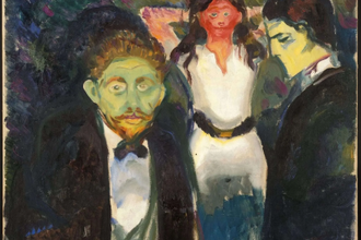 Jealousy,  Painted by Edvard Munch  in 1907 © The Munch Museum, Oslo
