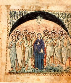 Rabula Gospels Folio 14v Pentecost
