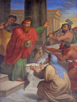 The Life of St Paul: Paul and Barnabas Taken for Gods, Anonymous Painter, commissioned in 1855, Painted Circa 1857-60, © Basilica of St. Paul Outside the Walls, Rome