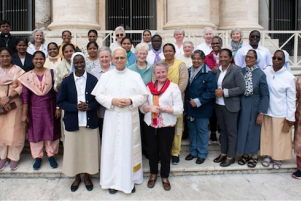 Delegates with Pope