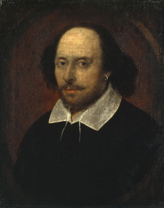 Portrait of William Shakespeare by John Taylor. Image: National Portrait Gallery