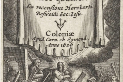 Title page for De Imitatione Christi, by Thomas à Kempis, 1626 edition,  by Cornelis van Egmond & Willem Janszoon Blaeu, Amsterdam & Cologne