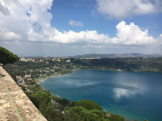 Lake Albano from Castel Gandolfo. Image ICN/JS