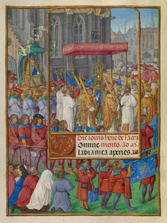Master of James IV of Scotland (Flemish about 1541) Corpus Christi Procession Google Art Project