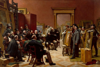 The Council of the Royal Academy selecting Pictures for the Exhibition by Charles West Cope © Royal Academy of Arts, London / Google Arts