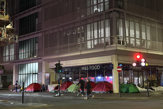 Homeless sleeping on streets of London - one of the richest cities in the world. Image: ICN/JS