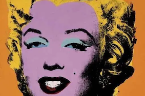 Orange Marilyn,  Painted by Andy Warhol, 1962,  © Christie's New York, 15 November 2006, lot 32, sold $16 million