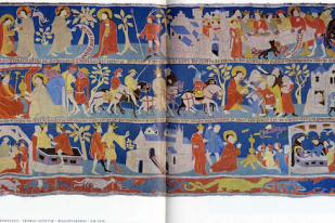 The Thomas Tapestry or Thomasteppich, Wienhausen Monastery, Lüneburg, 14th C  © Lüneburg Monasteries Textil Museum, Germany