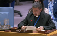 Mgr Formica addresses UN
