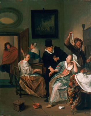 The Doctor's Visit, by Jan Steen 1660-1665, Oil on panel © Philadelphia Museum of Art