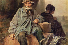 Parisian Rag-Picker by Vasily Perov, 1864,  Oil on canvas  © Alamy