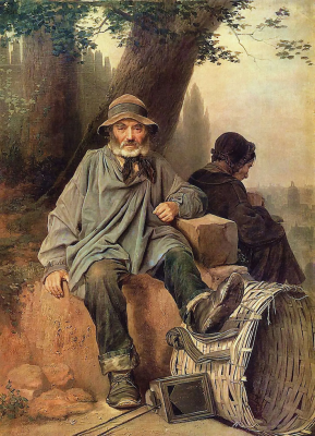 Parisian Rag-Picker by Vasily Perov, 1864, Oil on canvas © Alamy