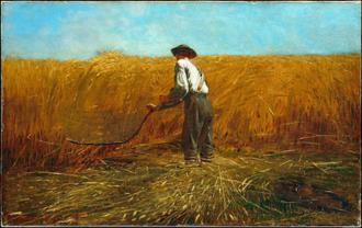 The Veteran in a New Field, by Winslow Homer, 1865 © Metropolitan Museum of Art, New York