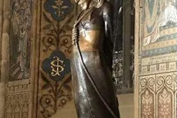 Statue of St Oliver Plunkett in St Patrick's Cathedral, Armagh, unveiled by Archbishop Martin in 2019