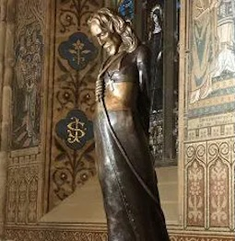 Statue of St Oliver Plunkett in St Patrick's Cathedral, Armagh, unveiled by Archbishop Martin in 2019