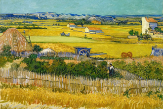 The Harvest, by Vincent Van Gogh,  painted in June 1888 © Van Gogh Museum, Amsterdam