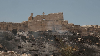 Badly damaged 5th century church