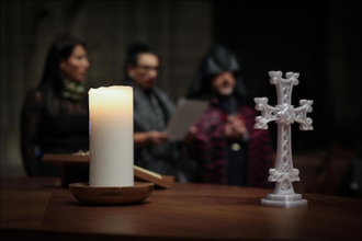 Prayer service for peace in Armenia, for support for refugees, and release of war hostages in St Pierre Cathedral, Geneva, Switzerland, 10 November 2024. Photo: Ivars Kupcis/WCC