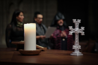 Prayer service for peace in Armenia, for support for refugees, and release of war hostages in St Pierre Cathedral, Geneva, Switzerland, 10 November 2024. Photo: Ivars Kupcis/WCC
