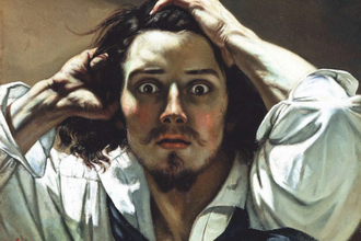 Le Désespéré (The Desperate Man or Desperation),  by Gustave Courbet, painted  1843 -1845 © Alamy