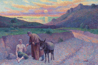 The Good Samaritan, by Maximilien Luce, 1896 © Christie's New York, 2 November 2011, lot 310