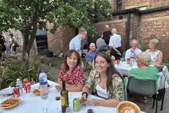 Party in the parish garden