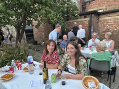 Party in the parish garden