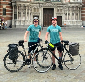 Early start outside Westminster Cathedral