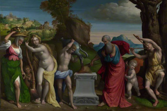 A Pagan Sacrifice,   by Benvenuto Tisi, called Garofalo,1526 © The National Gallery, London