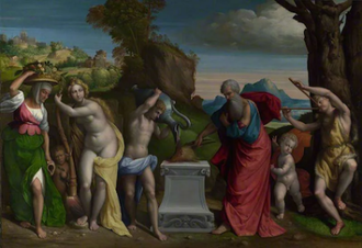 A Pagan Sacrifice, by Benvenuto Tisi, called Garofalo,1526 © The National Gallery, London