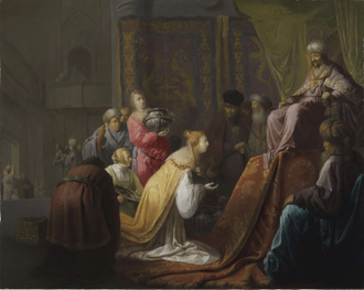 Solomon and the Queen of Sheba by Willem de Poorter, 1630 © The Leiden Collection
