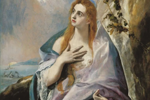 The Penitent Mary Magdalen  by El Greco 1576-1577 © Museum of Fine Arts, Budapest