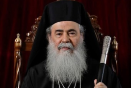 His Beatitude Theophilos III,  Patriarch of Jerusalem