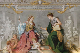 Faith and Reason United by Ludwig Seitz, 1887 © Vatican Museums, Galleria dei Candelabri