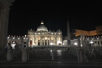 Evening at St Peter's Basilica -  ICN/JS