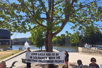 Demonstration at CoE Synod