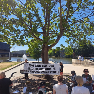 Demonstration at CoE Synod