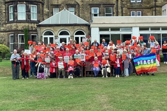 Red Line campaign at Swanwick