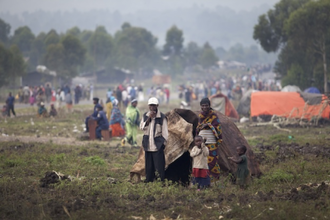 IDPs  in Kanyaruchinya camp, who fled fighting between Congolese armed forces and rebels Image: MONUSCO/Sylvain Liechti. CC License 2.0