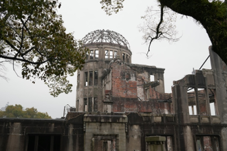 Hiroshima's only surviving building after the bomb. Photo by Dmitry Romanoff on Unsplash